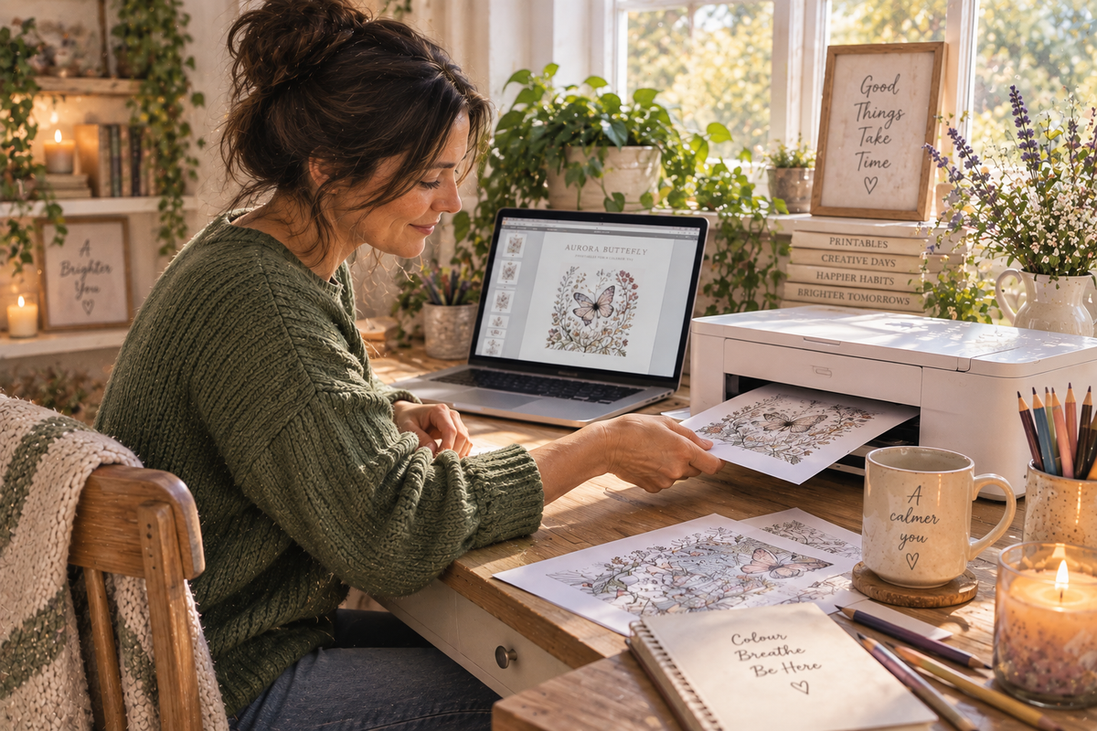 How to Print Digital Downloads at Home: A Beginner's Guide
