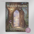 Dream Escape: Hidden Worlds | 30 Relaxing Colouring Pages