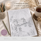 Dream Escape: Hidden Worlds | 30 Relaxing Colouring Pages